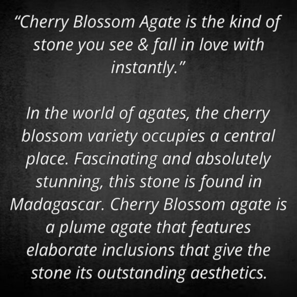 Learn About Sakura, Cherry Blossom or Flower Agate 💕🌸 - Picture 9 of 16